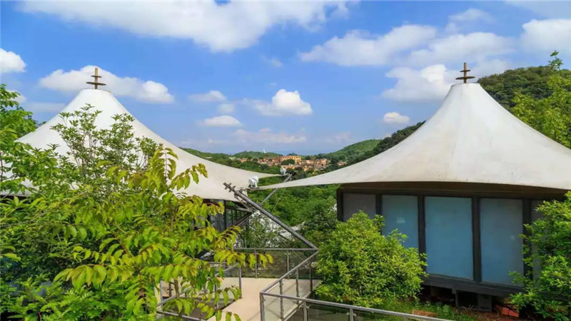 紅河旅游之可邑帳篷度假酒店,睡進可邑的森林里，與星空共眠！